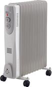 2KW 9 Fin Oil Filled Radiator White image