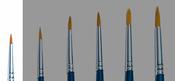 000 Brush Synthetic Round