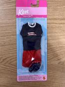 Ken Vintage Fashion Navy Shirt &amp; Red Shorts