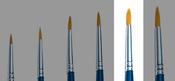 2 Brush Synthetic Round