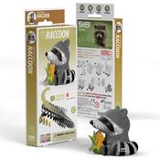 EUGY Raccoon 3D Model Craft Kit image