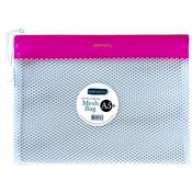 A5+ Mesh Bag Pink Strip Elements
