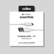 Morphie 1m Charging Cable White USB-A to USB-C image