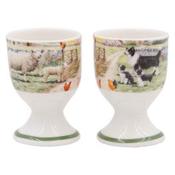 Collie &amp; Sheep Egg Cup Set 2 image