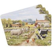 Collie &amp; Sheep Coaster Set image