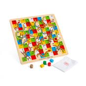 Traditional Wooden Snakes &amp; Ladders image