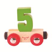 BigJigs Rail Carriage Number 5 image