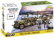 COBI WWII Willys MB &amp; Trailer