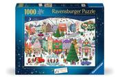 Ravensburger Christmas Town 1000 Piece Jigsaw Puzzle