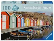 Ravensburger Colourful Houses In Sweden Jigsaw Puzzle image