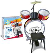 Drum Set 4 Pieces With Stool