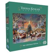 Thomas Kinkade 100 Piece Christmas Jigsaw Puzzle image