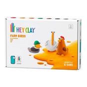 Hey Clay 6 Can Set - Farm Birds