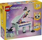 LEGO 31392 Creator 3 in 1 Music Decor Piano with Cat image