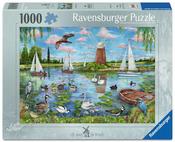 Ravensburger Life Along The Broads  1000 Piece Jigsaw Puzzle image