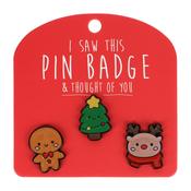 Pin Badge Christmas