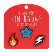Pin Badge BFF Star