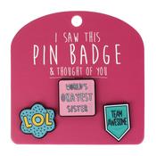 Pin Badge World's Okayest Sist image