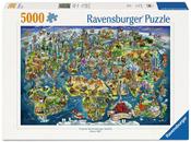 Puzzle World Map 5000 Piece image