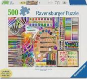 Ravensburger The Artists Palette 500 Piece Jigsaw Puzzle image