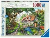 Ravensburger Flower Hill Lane 1000 Piece Jigsaw Puzzle image