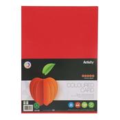 A4 Card Candy Apple Red 160gsm 50pk
