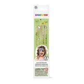 Snazaroo Pack of 3 Face Painting Brushes