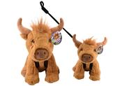Highland Cow On Lead 4 Asst