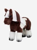 Le Mieux Toy Pony Dazzle Brown Piebald Plush Pony image