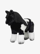Le Mieux Toy Piny Razzle Plush Pony Black Piebald Pony image