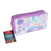 Pencil Case Twin Zip Mermaid image