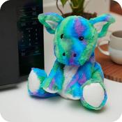 Warmies Rainbow Dragon Microwavable Plush