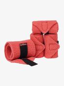 Cranberry Polo Bandages For Toy Pony