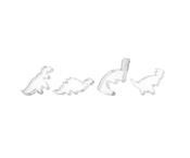 Set Of 4 Dinosaur Cookie Cutters image