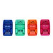Milan Compact Twin Hole Sharpener &amp; Eraser - 4 Asst