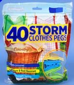 40pk Storm Clothes Pegs
