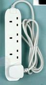 4 Way Extension Lead 2 Metre image