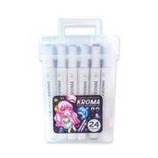 Elements Kroma 24 Alcohol Markers With Storage Box image