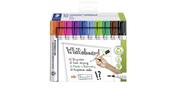10 Assorted Lumocolor Whiteboard Markers Round Nib image