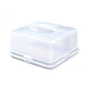 Whitefurze 33cm Square Cake Box Carrier With Handle image