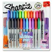 Sharpie 24 pk Electro Pop Fine Markers image