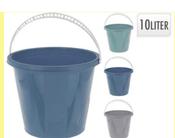 10Lt Household Bucket (White Handle)