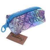 Pencil Case Puffy Metallic Blue image