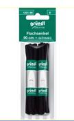 90cm Black Shoe Laces 2pk image