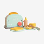Owl &amp; Fox Wooden Toaster Set