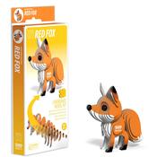 EUGY Red Fox 3D Model Craft Kit