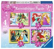Ravensburger Disney Princess 4 In A Box 12/16/20/24 Piece Jigsaw Puzzles image