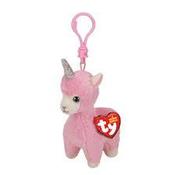 TY LANA PINK LLAMA BOO KEYCLIP