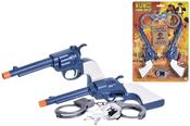 GUN 2 PIECE PISTOL &amp; HANDCUFFS