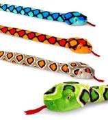 Keel Eco Snake 200cm Soft Toy (Assorted Colours)